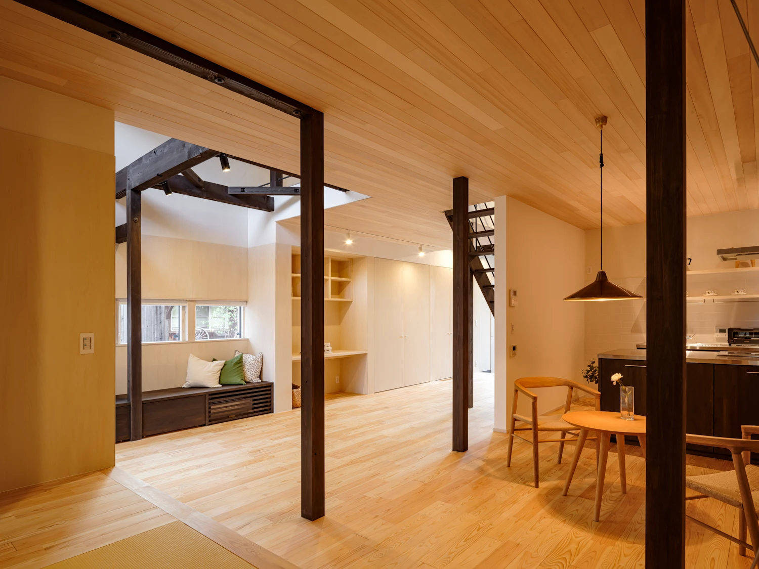 春日井のモデルハウス_09_リビングダイニングキッチン